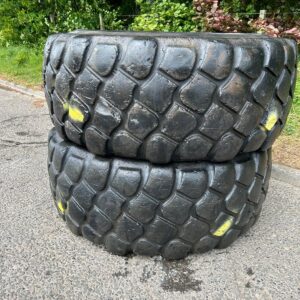 A PAIR OF 23.5R25 MICHELIN SUPER TERRAIN - £750 + VAT EACH